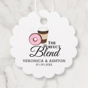 Die perfekte Mischung aus rosafarbenem Eis, Donut Geschenkanhänger