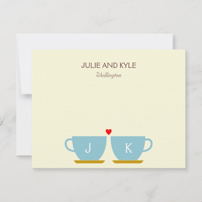 Die perfekte Mischung aus vielen Dankeskarten Mitteilungskarte (Vorderseite)