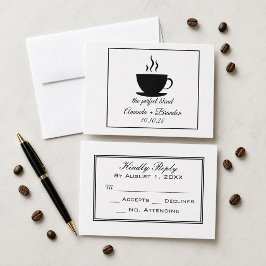 Die perfekte Mischung Hochzeit-RSVP-Karte RSVP Karte