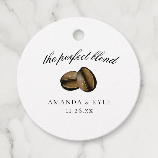 Die perfekte Mischung | Hochzeit Vielen Dank für I Geschenkanhänger (Vorderseite)