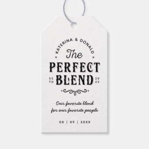 Die perfekte Mischung Hochzeitsgeschenk-Tags Geschenkanhänger
