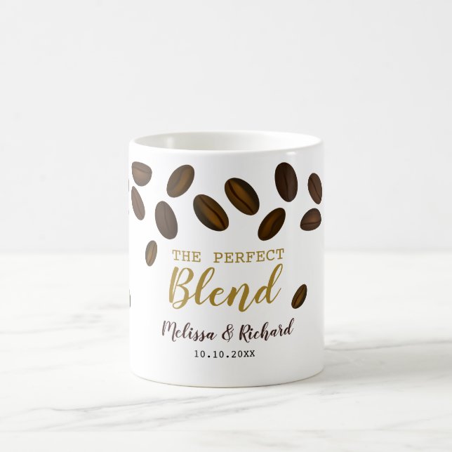 Die perfekte Mischung Kaffee-Hochzeit Braut und Br Kaffeetasse (Mittel)