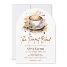 Die perfekte Mischung Kaffee-Hochzeit-Paar-Shower