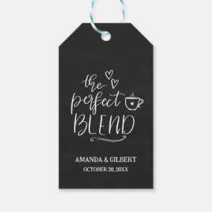 Die perfekte Mischung Süße Schrift Kreidetafel Hoc Geschenkanhänger