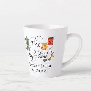 Die perfekte Mischung Whimsical Hochzeitskaffee Milchtasse
