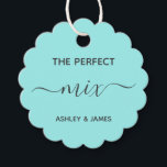Die perfekte Mix-Gefälligkeitstafel, Trail Wedding Geschenkanhänger<br><div class="desc">Das sind die perfekten kleinen Geschenkanhänger für Polterabend / Brautparty Favoriten. Sie können sowohl den Vor- als auch den Rücktext anpassen,  als auch die Farben ändern.</div>