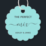 Die perfekte Mix-Gefälligkeitstafel, Trail Wedding Geschenkanhänger<br><div class="desc">Das sind die perfekten kleinen Geschenkanhänger für Polterabend / Brautparty Favoriten. Sie können sowohl den Vor- als auch den Rücktext anpassen,  als auch die Farben ändern.</div>