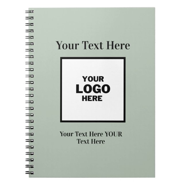 Die perfekte Notebook-Sage Green Wedding Notizblock (Vorderseite)