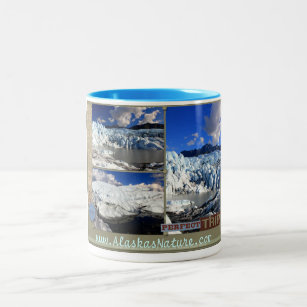 Die perfekte Reise-Alaska-Tasse Zweifarbige Tasse