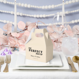 Die PERFEKTE Übereinstimmung Champagner Giebel Geschenkschachtel