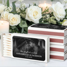 Die perfekte Übereinstimmung Schwarz-Weiß-Hochzeit