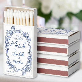 Die perfekte Übereinstimmung Vintag Gezeichnet Blu