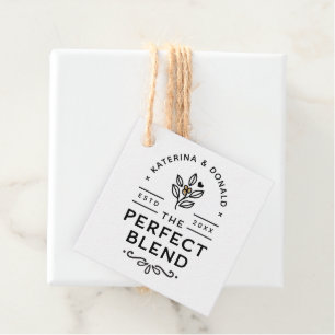 Die perfekten Blend-Gastgeschenk Hochzeit-Gift-Tag Geschenkanhänger
