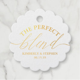 Die perfekten Blend Wedding Gold Foil Liebesmarken Geschenkanhänger
