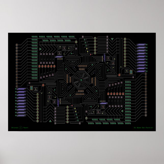 Die Perfektion des menschlichen Bienenstockes Poster (Vorne)