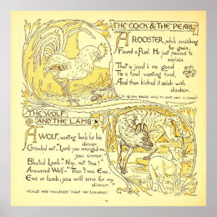 Die Perle und der Wolf und das Lamm Poster