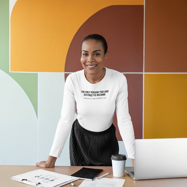 Die Person, die Sie bestimmt sind, T - Shirt zu se (Von Creator hochgeladen)