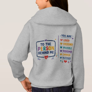 Die Person hinter mir Hoodie