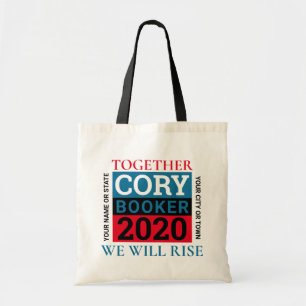 Die personalisierte Abstimmung Cory Booker-2020 Tragetasche