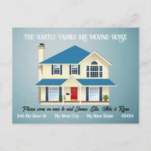 Die Personalisierte Bewegerkarte, einfach - sauber Postkarte