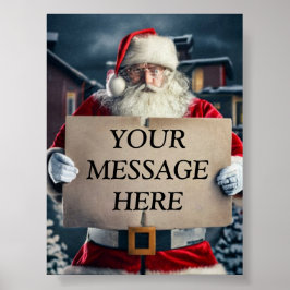 Die Personalisierte Botschaft des Weihnachtsmanns: Poster
