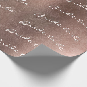 Die personalisierte Bürsten-Braut zum zu sein Geschenkpapier