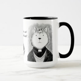 Die personalisierte niedliche Katze des Ministers Tasse