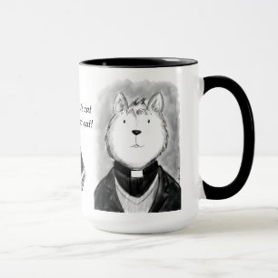 Die personalisierte niedliche Katze des Ministers Tasse
