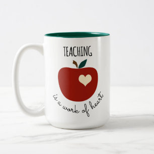 Die personalisierte Tasse des Lehrers
