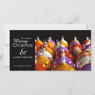 DIE Personalisierte Weihnachtskarte INTRUDER Feiertagskarte