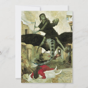 Die Pest von Arnold Böcklin, Vintage Symbolismus
