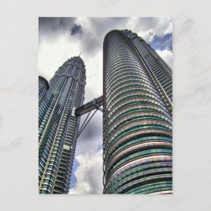 Die Petronas-Twins Postkarte