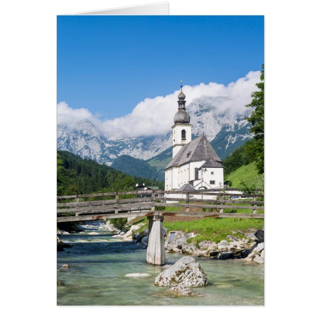 Die Pfarrkirche Ramsau in Bayern (Vorne)