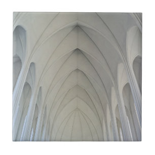 Die Pfarrkirche und Wahrzeichen von Reykjavik Fliese