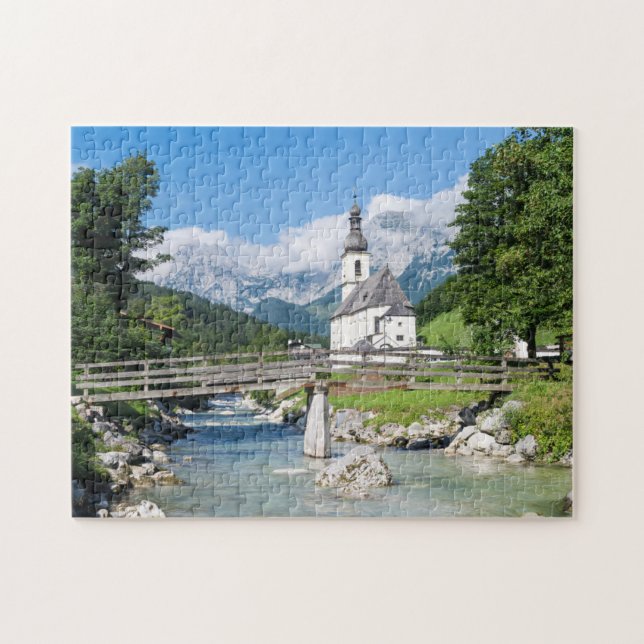 Die Pfarrkirche von Ramsau Puzzle (Horizontal)