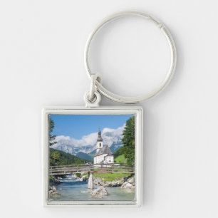 Die Pfarrkirche von Ramsau Schlüsselanhänger