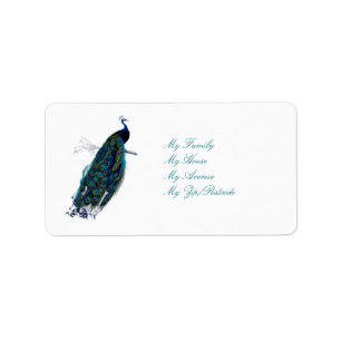 Die Pfau-Sammlung Adressaufkleber
