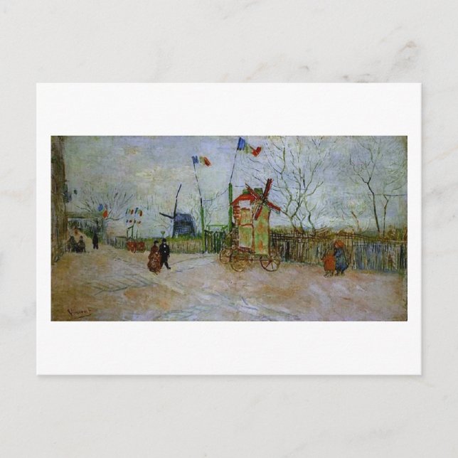 Die Pfeffermühle, Vincent van Gogh Postkarte (Vorderseite)