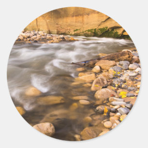 Die Pfeile der Jungfrau im Herbst 4 Runder Aufkleber