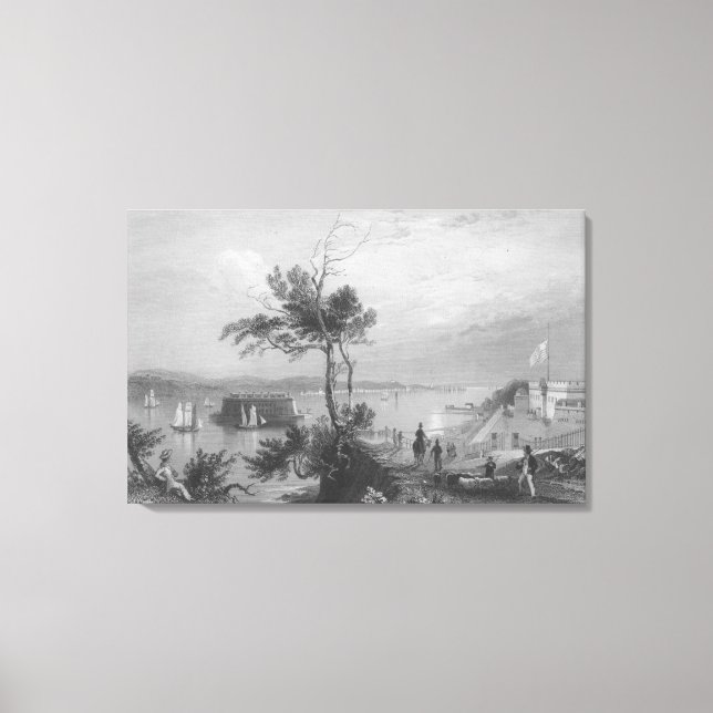 Die Pfeile von Fort Hamilton Leinwanddruck (Vorderseite)