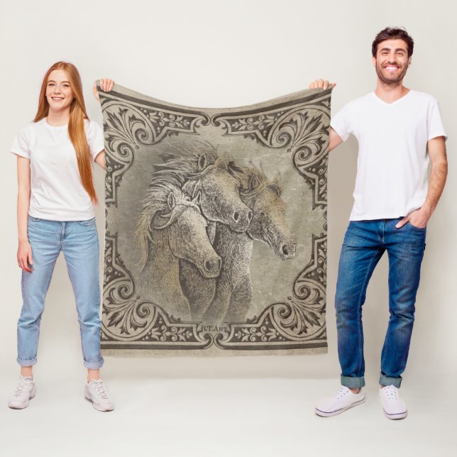 Die Pferde Fleecedecke (Beispiel)