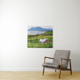 Die Pferde von Connemara Galway, Irland Wandteppich