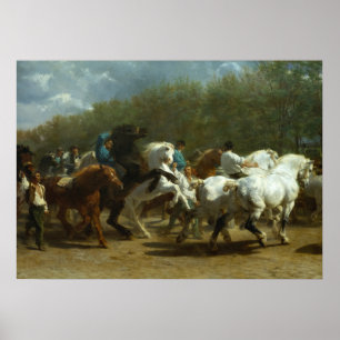 Die Pferdemesse von Rosa Bonheur Poster