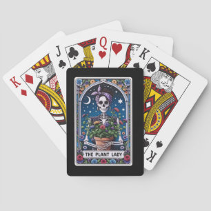 Die Pflanze Lady Skeleton Tarot Poker Cards Spielkarten
