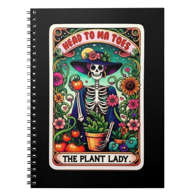 Die Pflanze Lady Tarot Card Notebook Collection Notizblock (Vorderseite)
