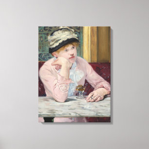 Die Pflaume von Manet Impressionistische Malerei Leinwanddruck