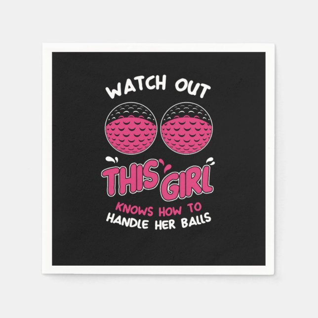 Die Phantastischen Frauen, die sich in den Ballen  Serviette (Vorderseite)