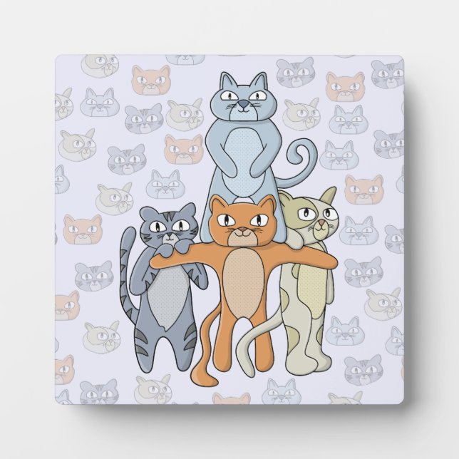 Die Phantastischen Katzen Fotoplatte (Vorderseite)