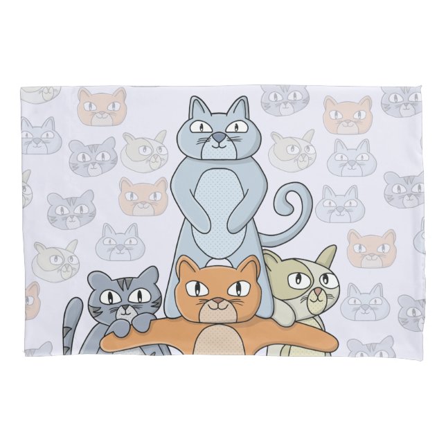 Die Phantastischen Katzen Kissenbezug (Vorderseite)