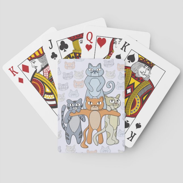 Die Phantastischen Katzen Spielkarten (Rückseite)